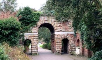 ruined archway